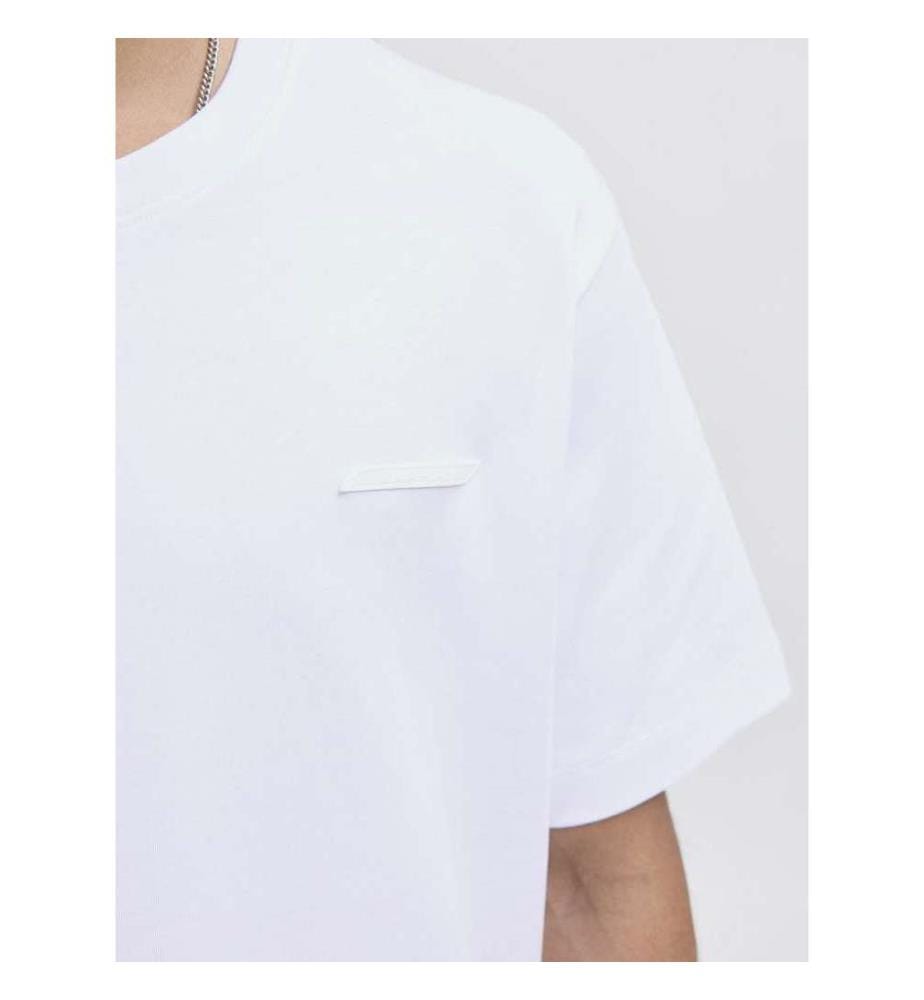 T-Shirt Rundhalsausschnitt - Hellweiss