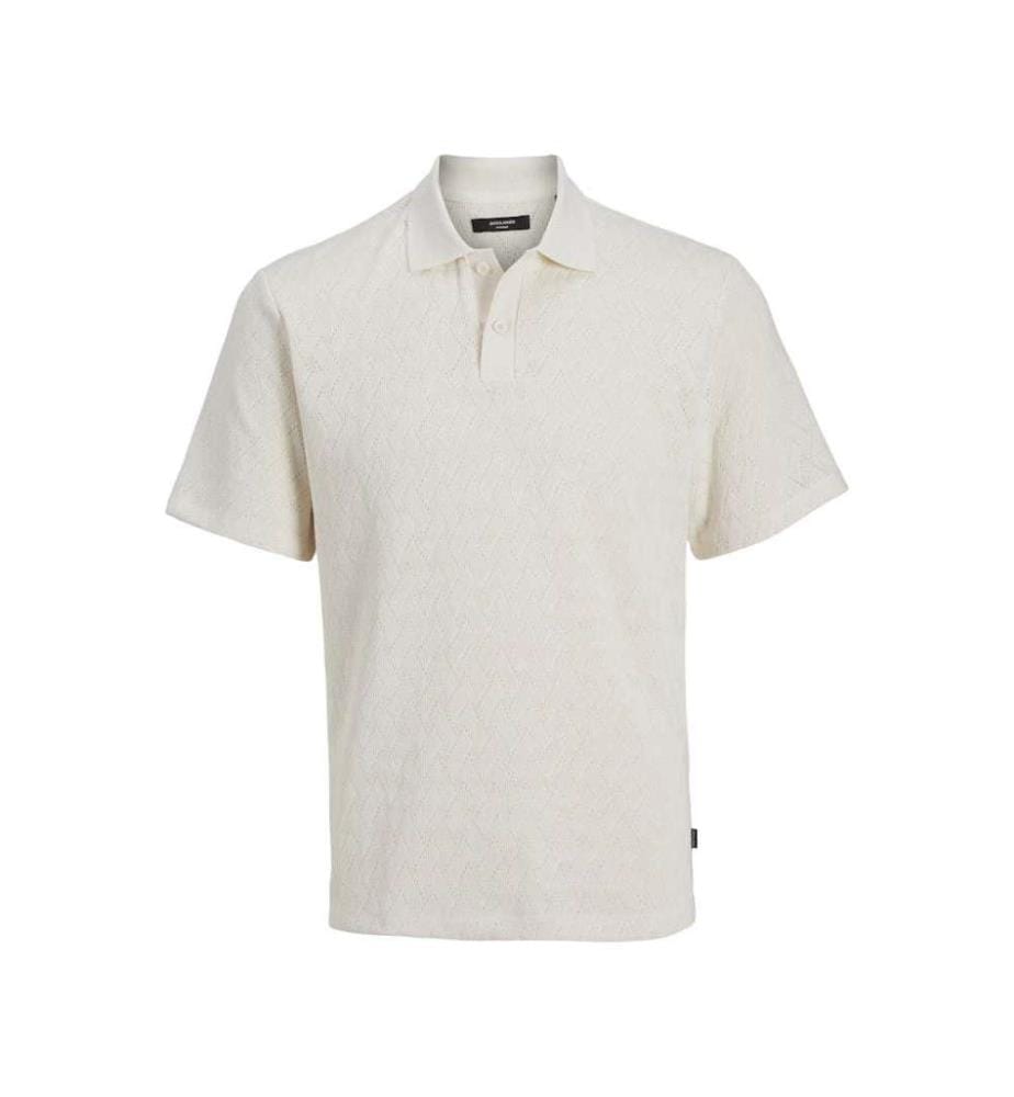 Polo Jacquard - White