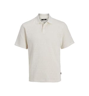Polo Jacquard - White