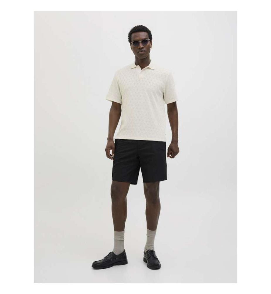 Polo Jacquard - White