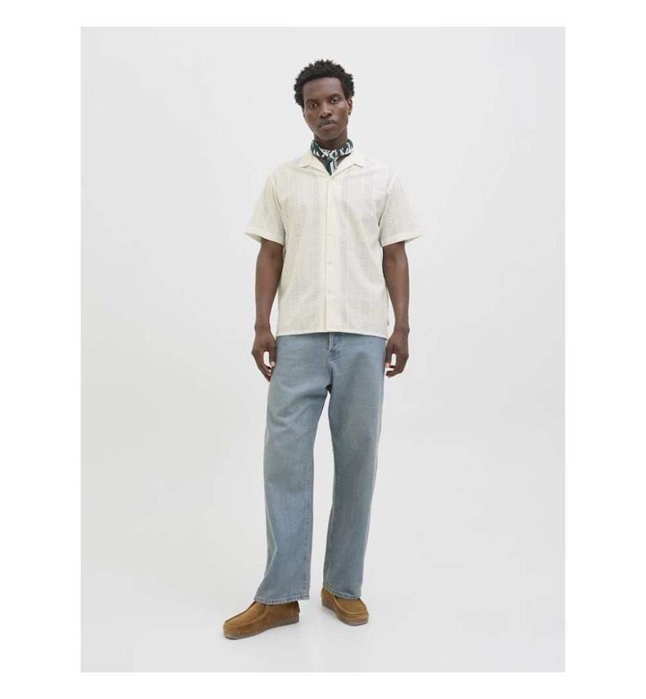 Camicia Luke Anglaise Resort - Bianco