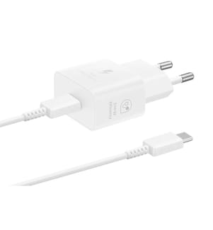 25W PD Power Adapter White (With Cable)