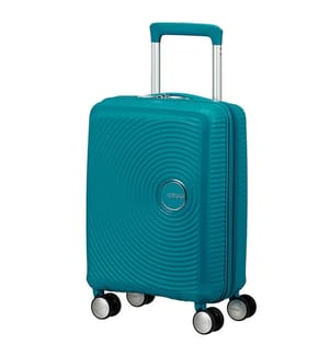 Valigia Spinner Soundbox Mini 47 cm - Verde acqua intenso