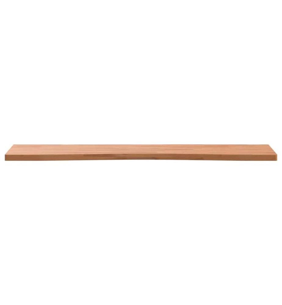Dessus de bureau 110x(50-55)x2,5 cm bois massif de hêtre