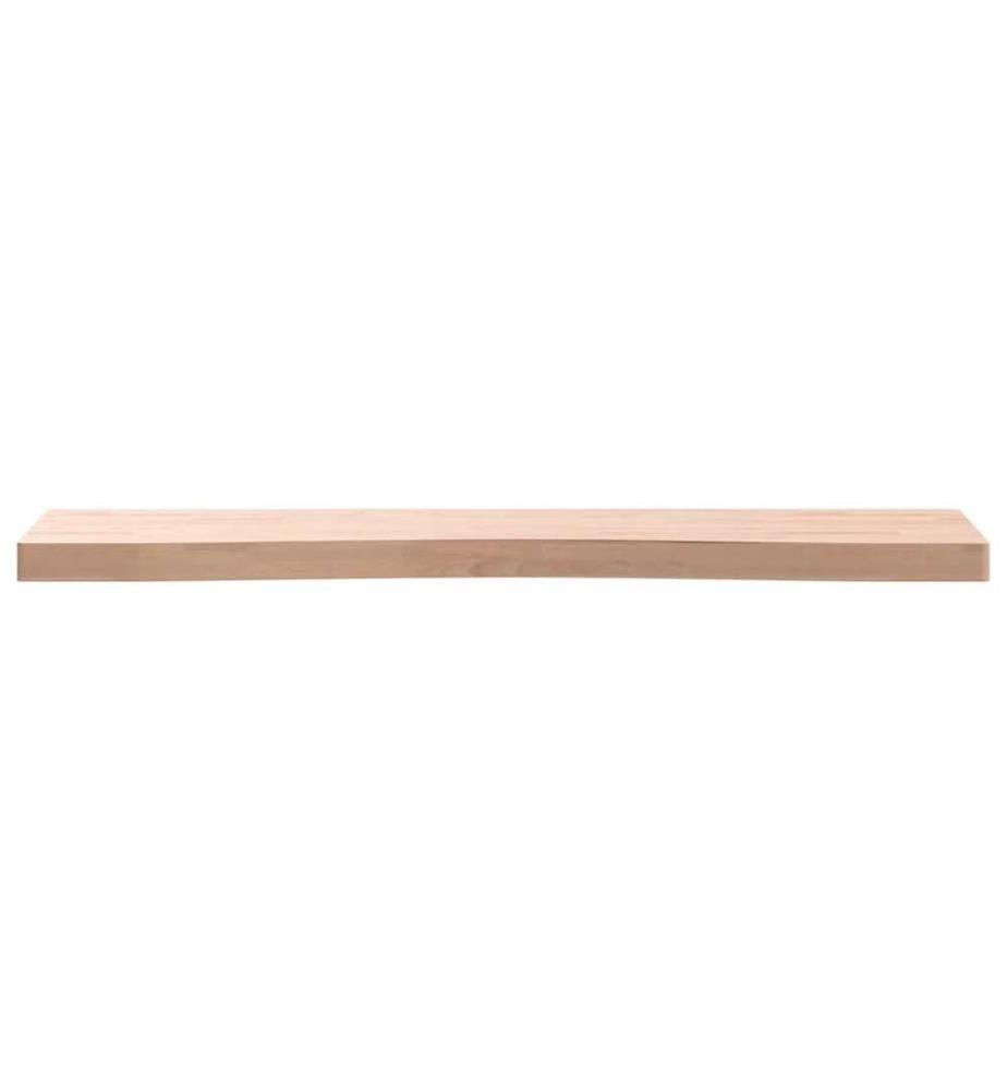 Dessus de bureau 100x(45-50)x4 cm bois massif de hêtre