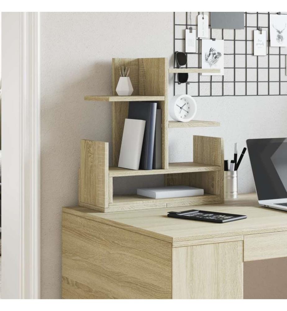 Schreibtisch-Organizer Sonoma-Eiche 49x20x52,5 cm Holzwerkstoff