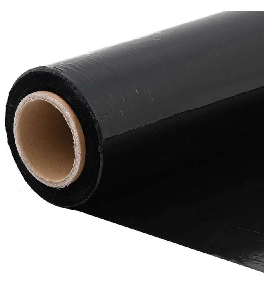 Stretchfolie 6 Stk. Schwarz 30 µm 50 cm x 300 m