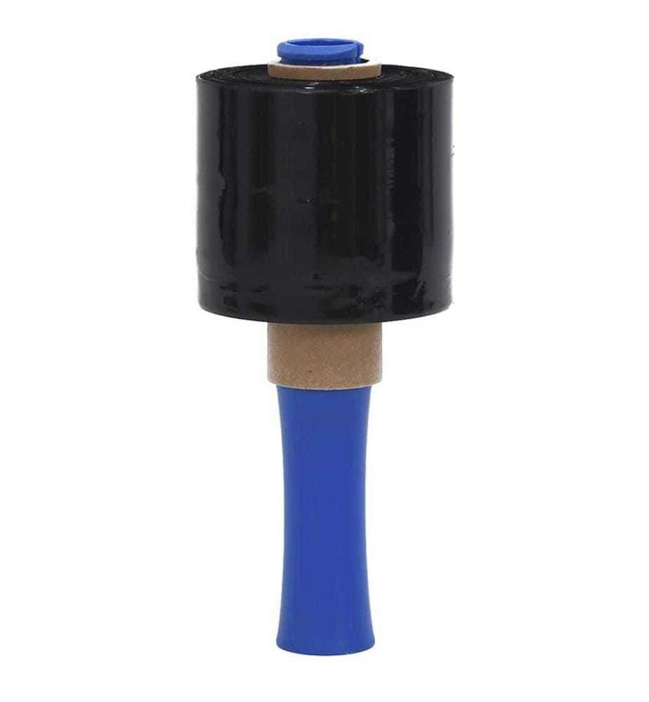 Stretchfolien 10 Stk. Schwarz 23 µm 10 cm x 300 m