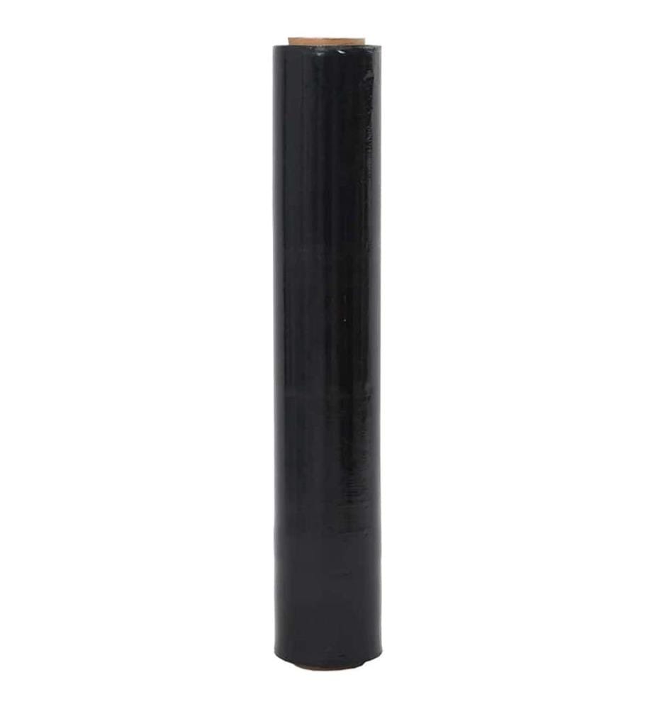 Stretchfolie 2 Stk. Schwarz 30 µm 50 cm x 300 m