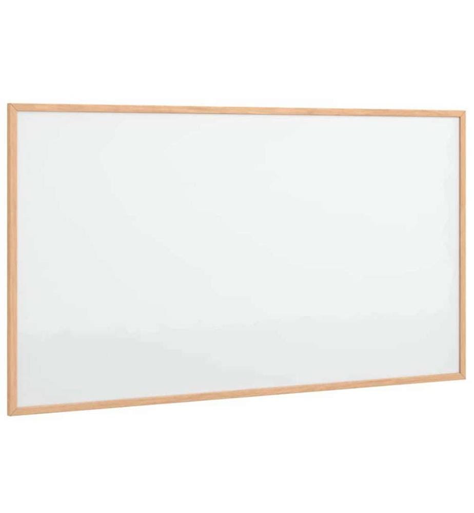 Magnetisches Whiteboard mit massivem Kiefernholzrahmen 100x55cm