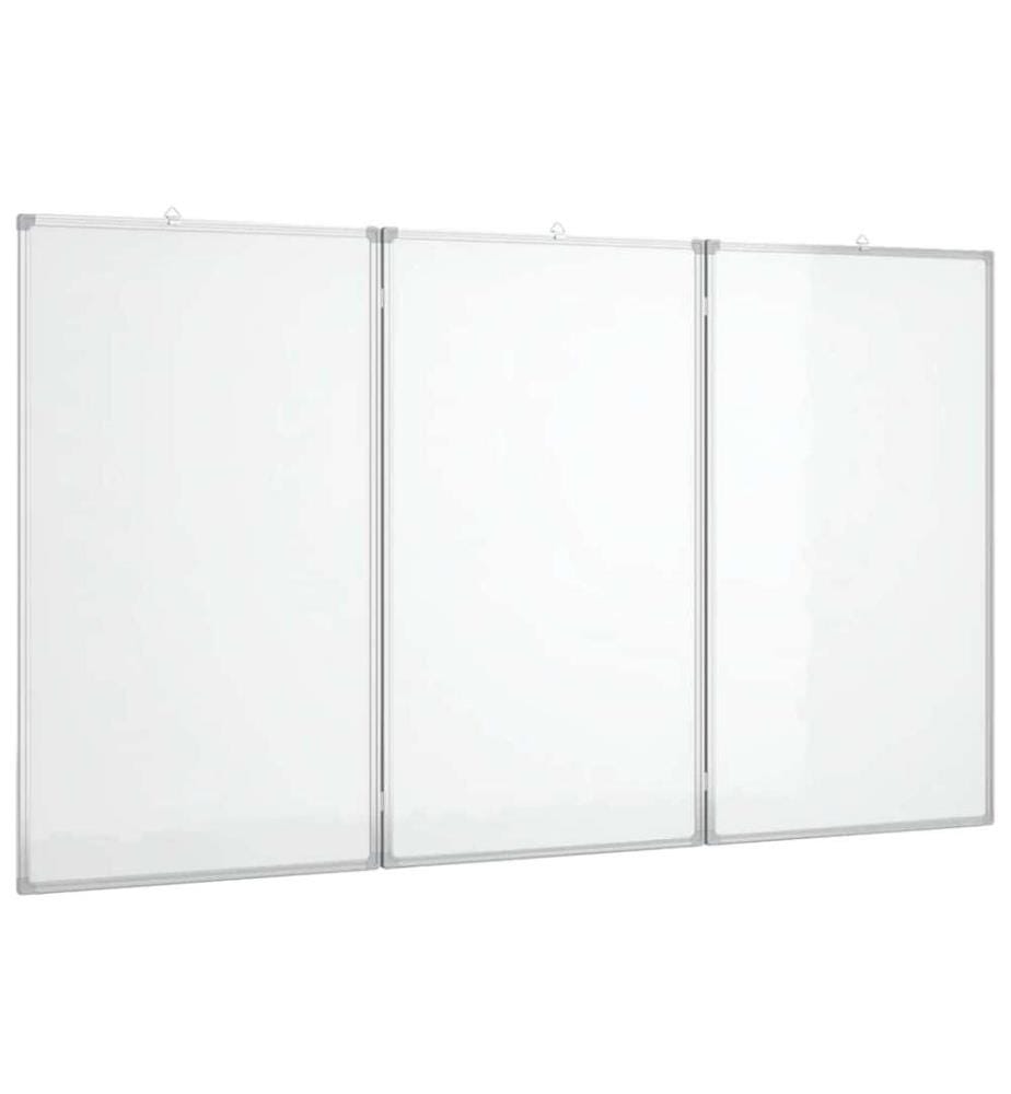 Magnetisches Whiteboard Klappbar 120x80x1,7 cm Aluminium