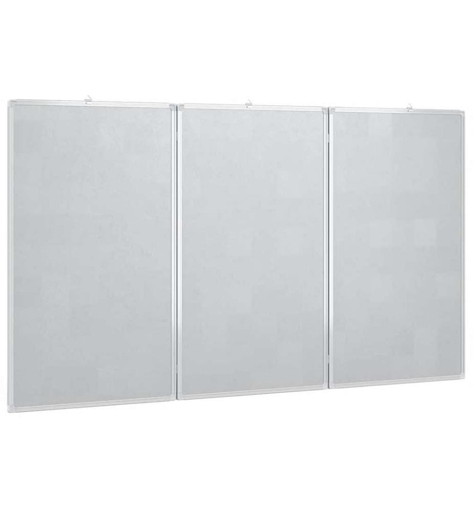 Magnetisches Whiteboard Klappbar 120x80x1,7 cm Aluminium