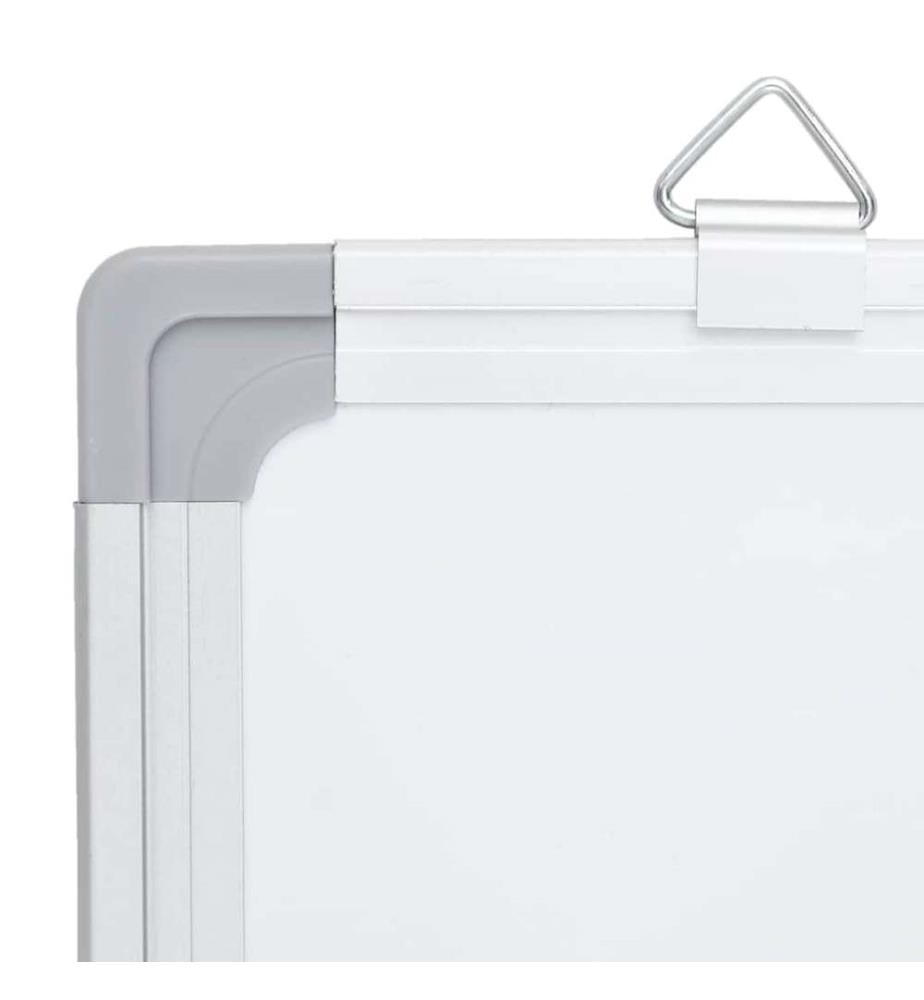 Magnetisches Whiteboard Klappbar 120x80x1,7 cm Aluminium