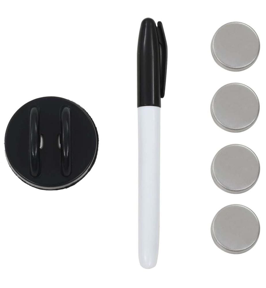Tableau noir magnétique mural Verre 60x60 cm