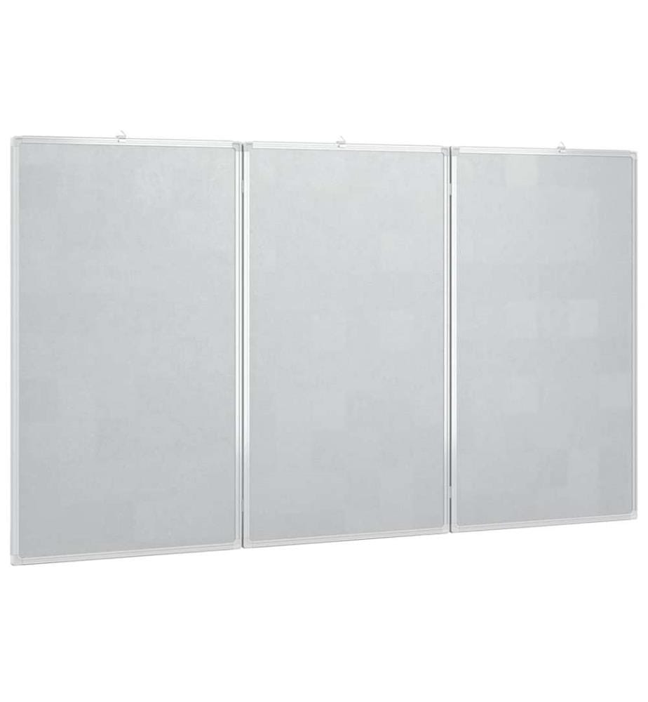 Magnetisches Whiteboard Klappbar 180x100x1,7 cm Aluminium