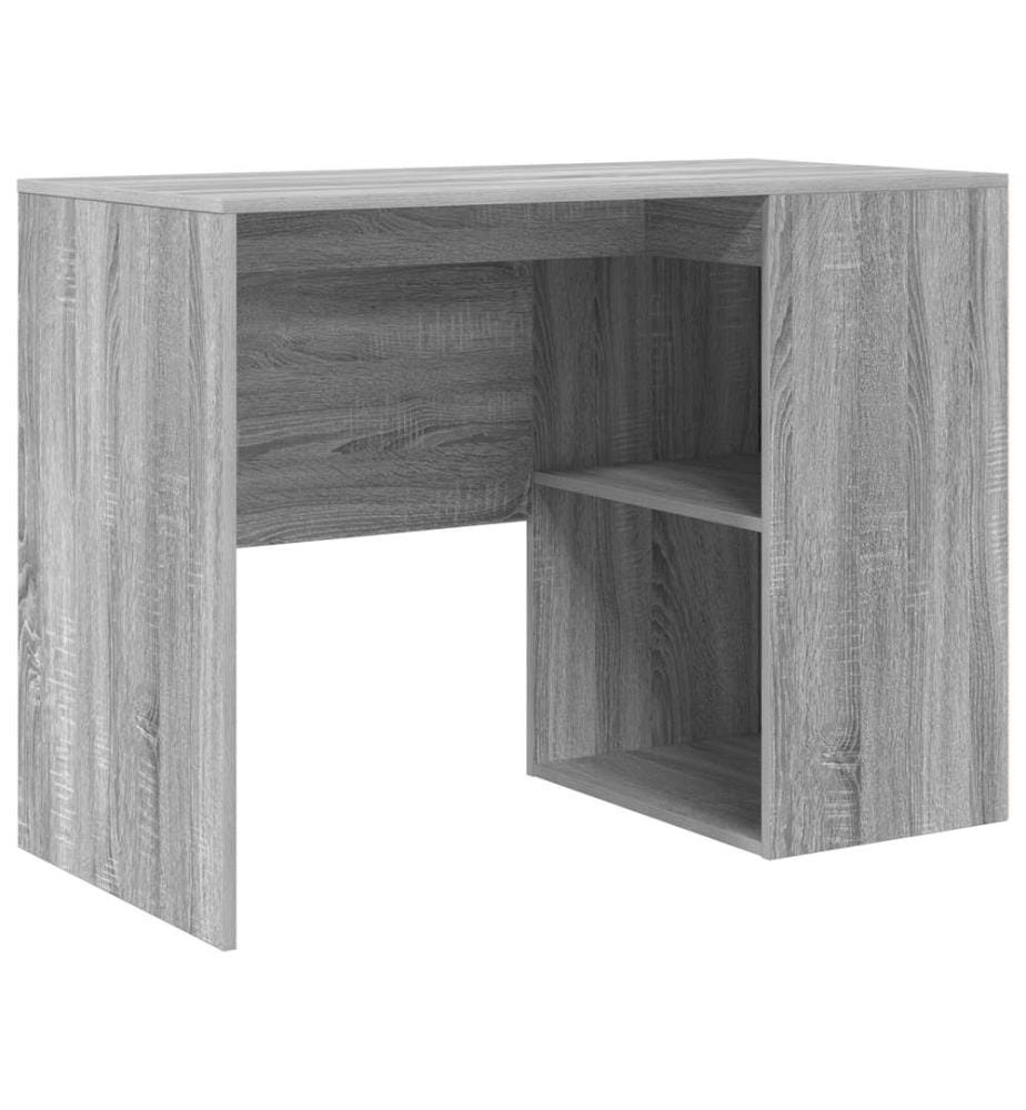Eckschreibtisch Grau Sonoma 102x88x75 cm Spanplatte