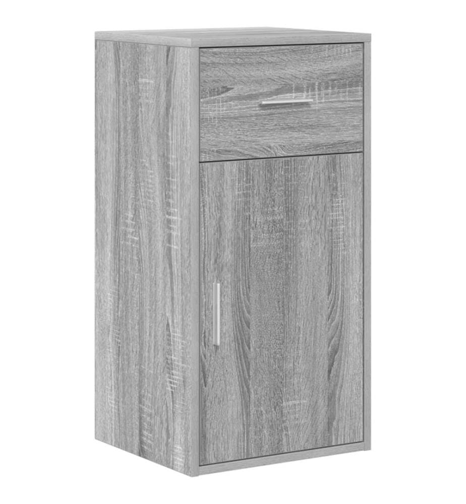 Eckschreibtisch Grau Sonoma 102x88x75 cm Spanplatte