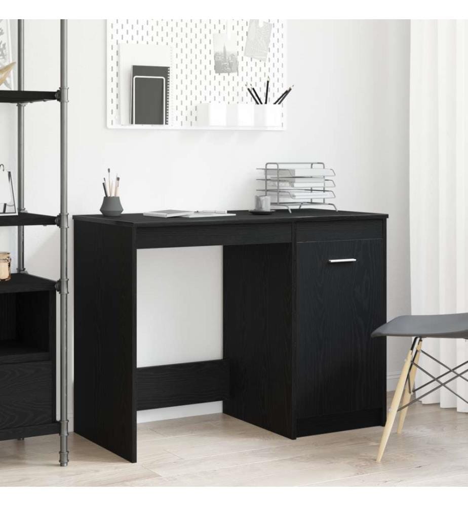 Schreibtisch Schwarz Eiche 100x50x76 cm Holzwerkstoff