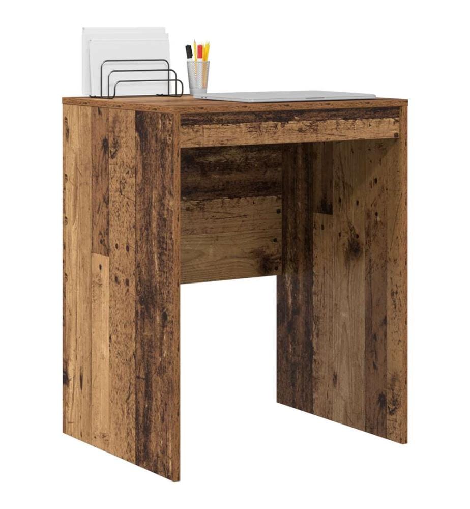 Bureau d'écriture rustique Bois ancien Bois d'ingénierie