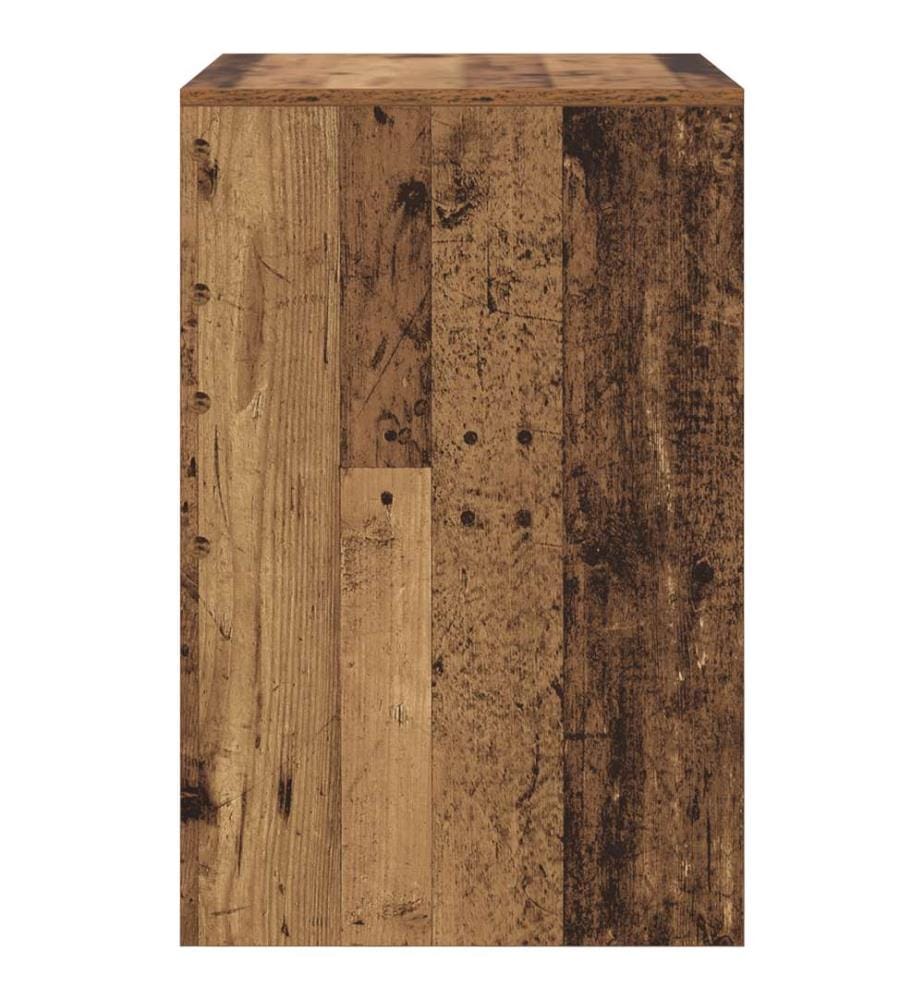 Bureau d'écriture rustique Bois ancien Bois d'ingénierie