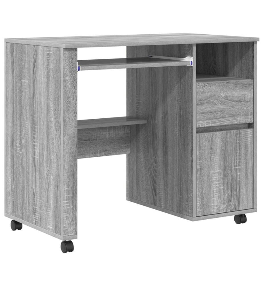 Grau Computer Tisch Grau Sonoma Spanplatte Mittel