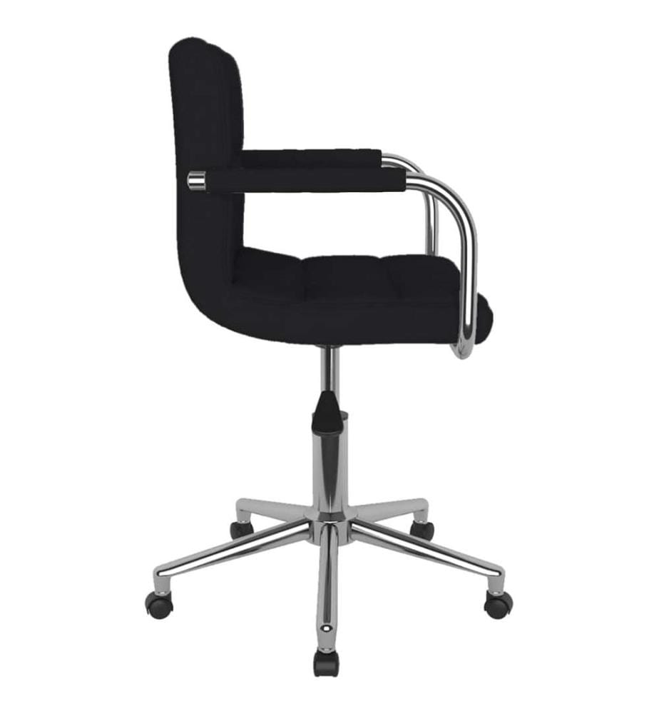 Bürostuhl Drehbar Schwarz Stoff