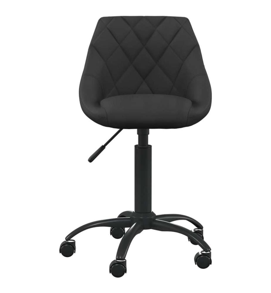 Bürostuhl Schwarz Samt