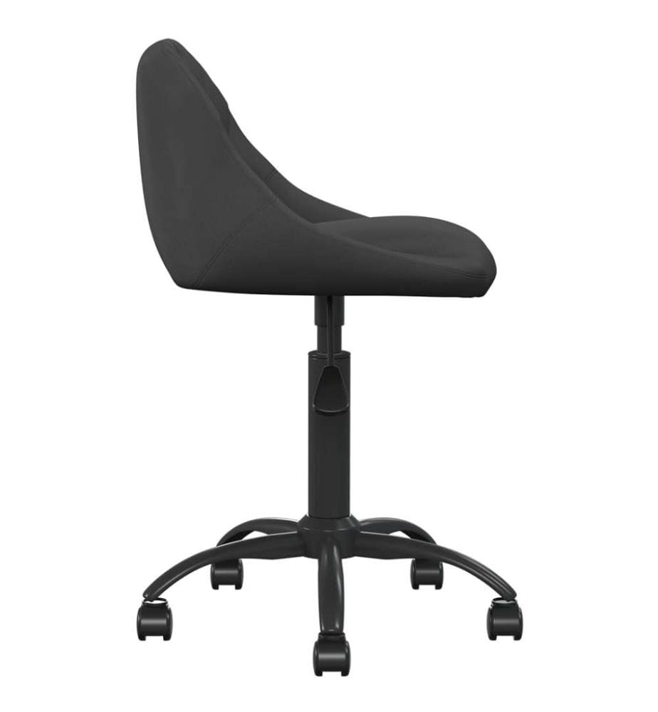 Bürostuhl Schwarz Samt