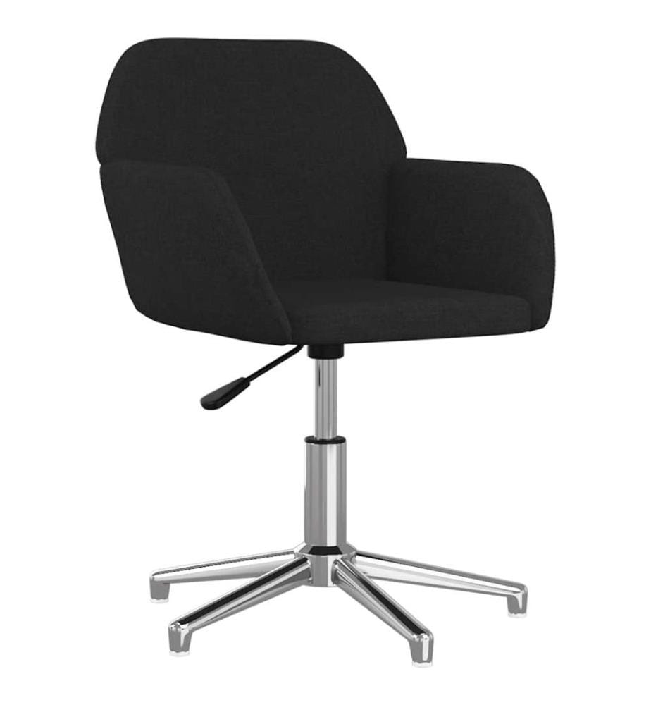 Bürostuhl Drehbar Schwarz Stoff