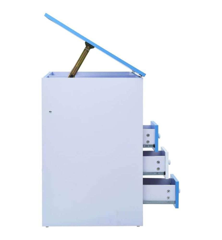 Bureau pour enfants Inclinable Bleu et blanc