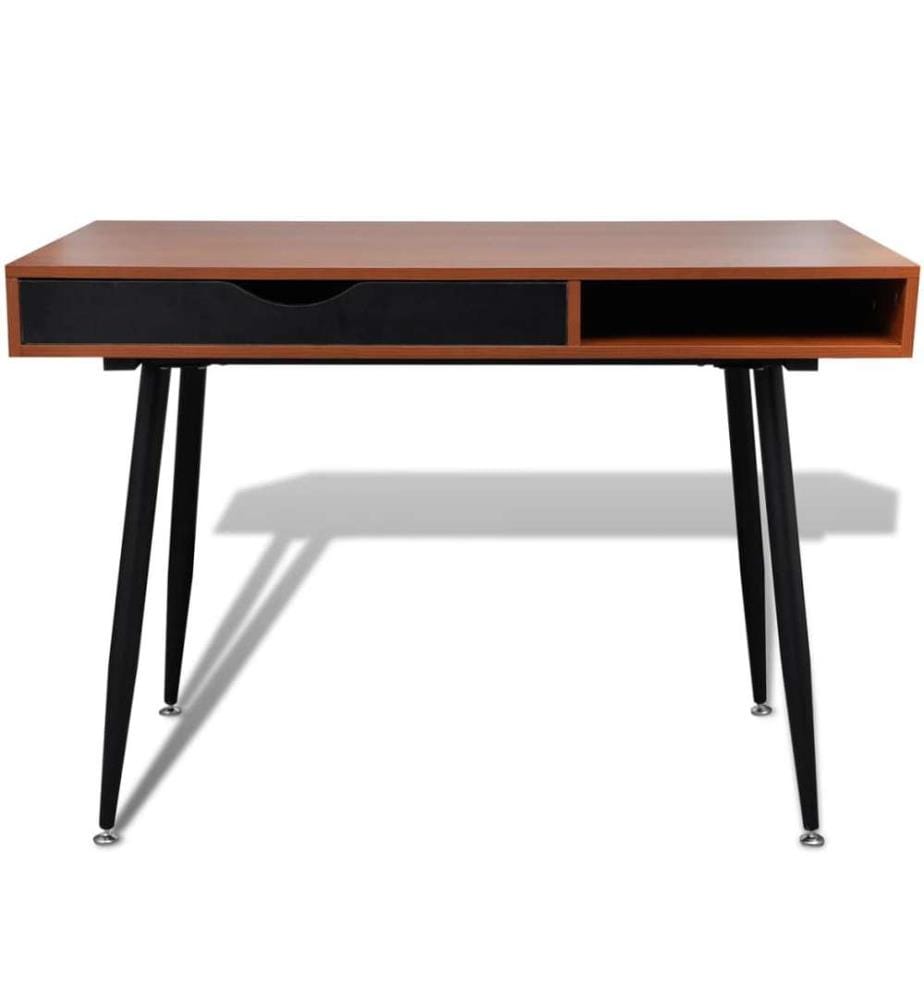 Table d'ordinateur Marron