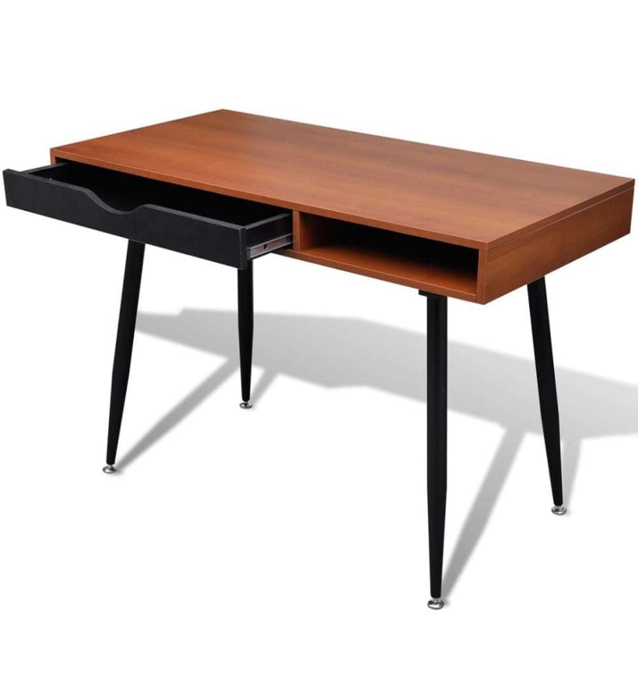 Table d'ordinateur Marron