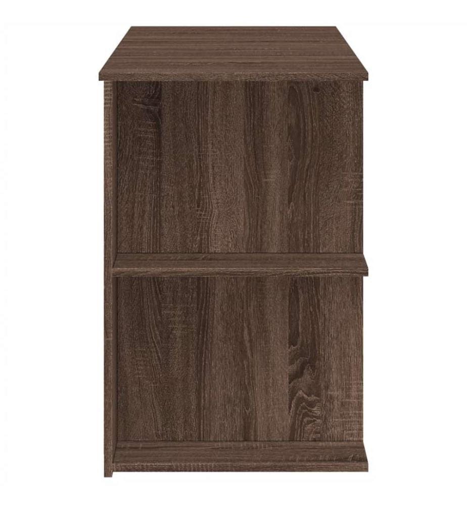 Schreibtisch Braun Eichen-Optik 140x50x75 cm Holzwerkstoff