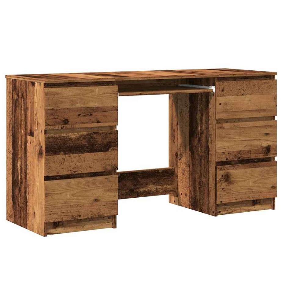 Schreibtisch Altholz-Optik 140x50x77 cm Holzwerkstoff