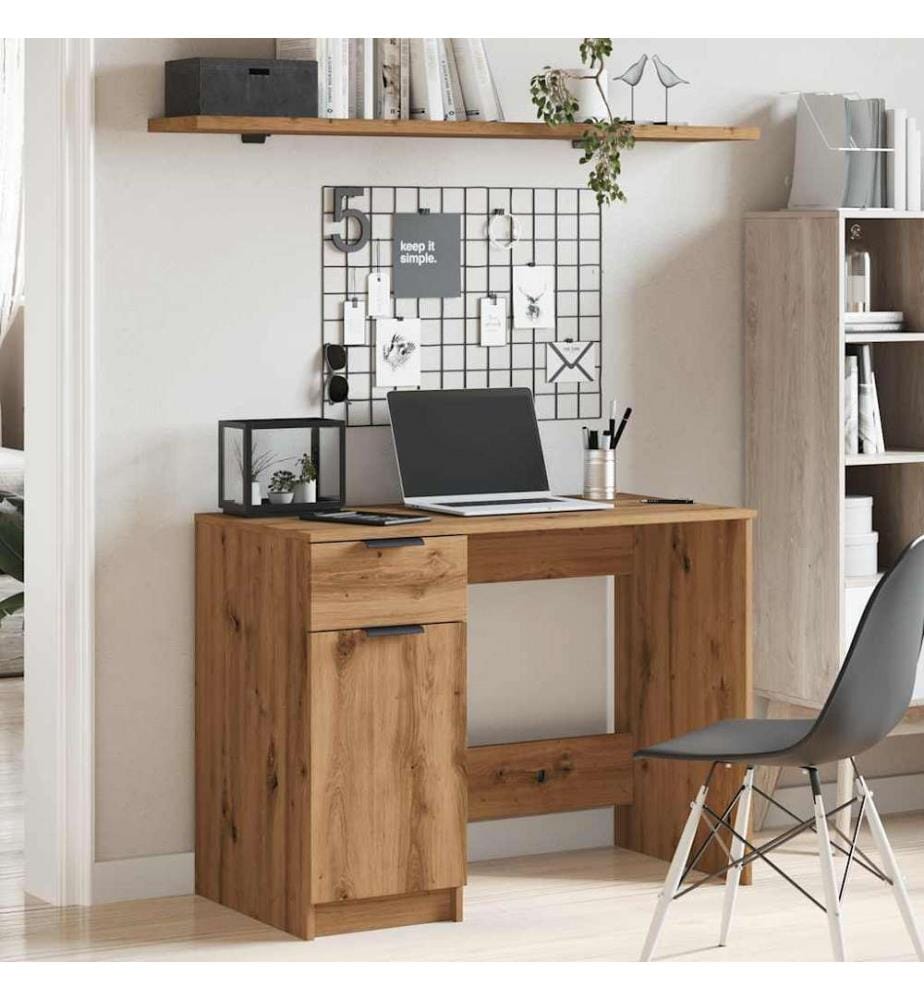Schreibtisch Artisan-Eiche 100x50x75 cm Holzwerkstoff