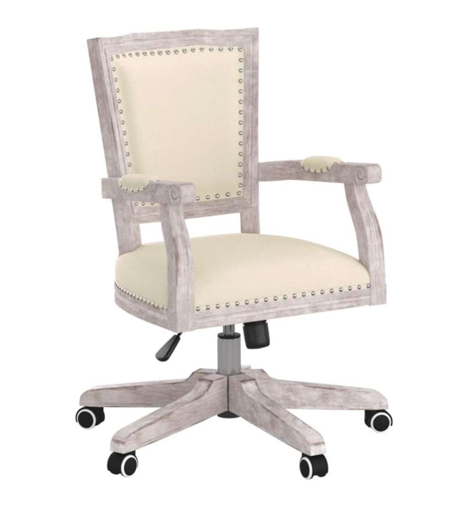 Chaise de bureau pivotante lin