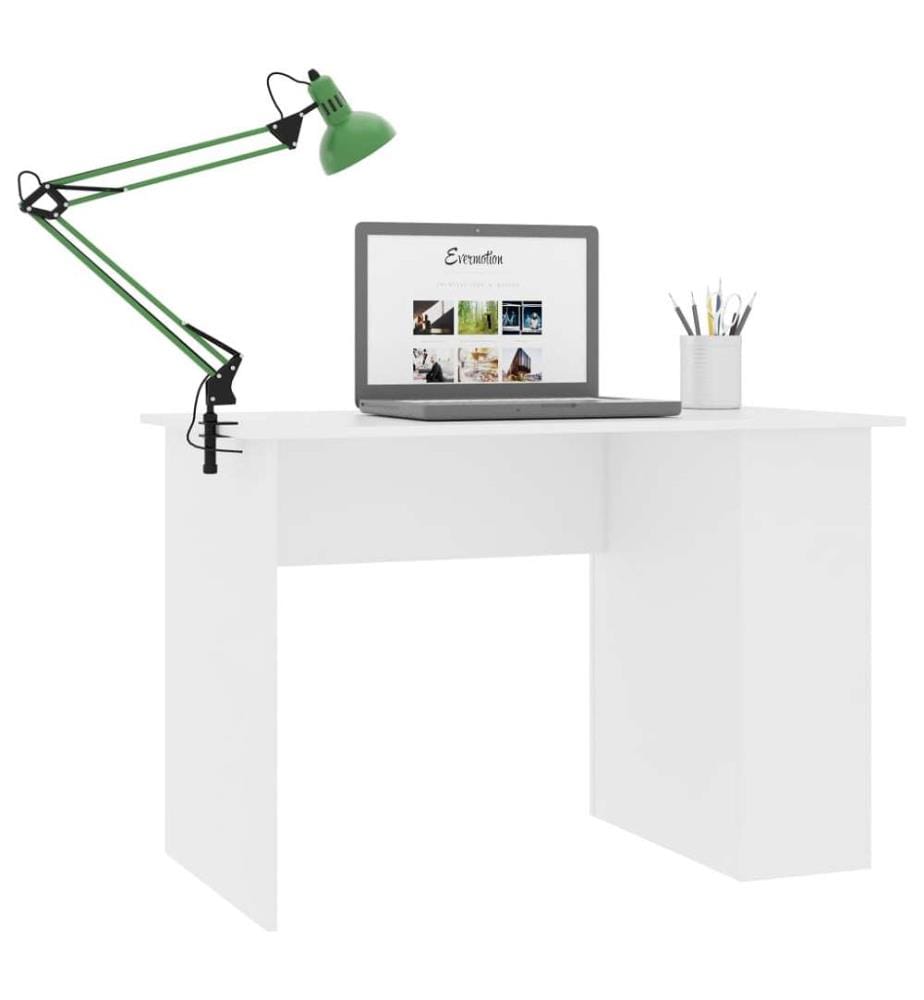 Bureau Blanc 110x60x73 cm Bois d'ingénierie