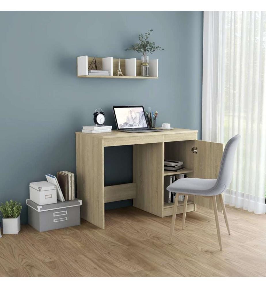 Schreibtisch Sonoma-Eiche 100x50x76 cm Holzwerkstoff