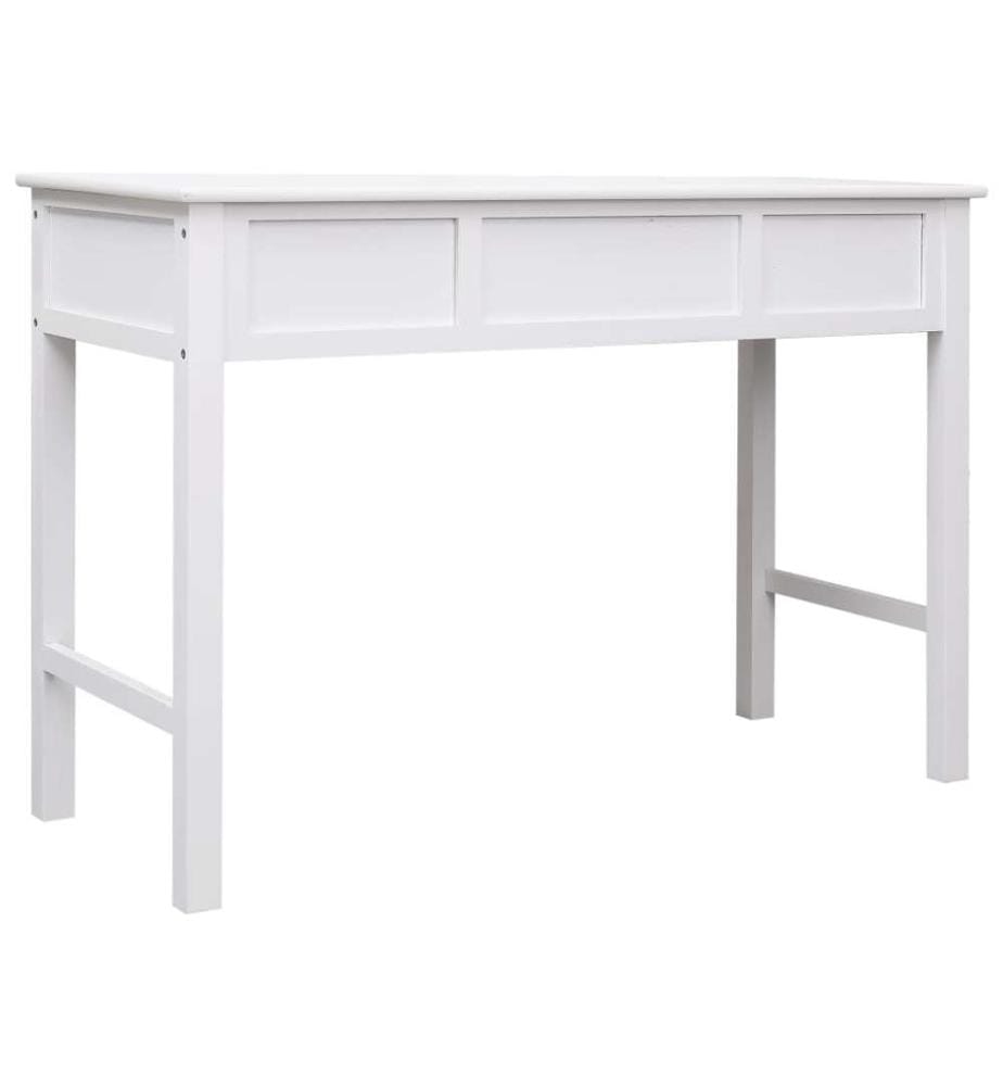 Schreibtisch Weiss 110×45×76 cm Holz