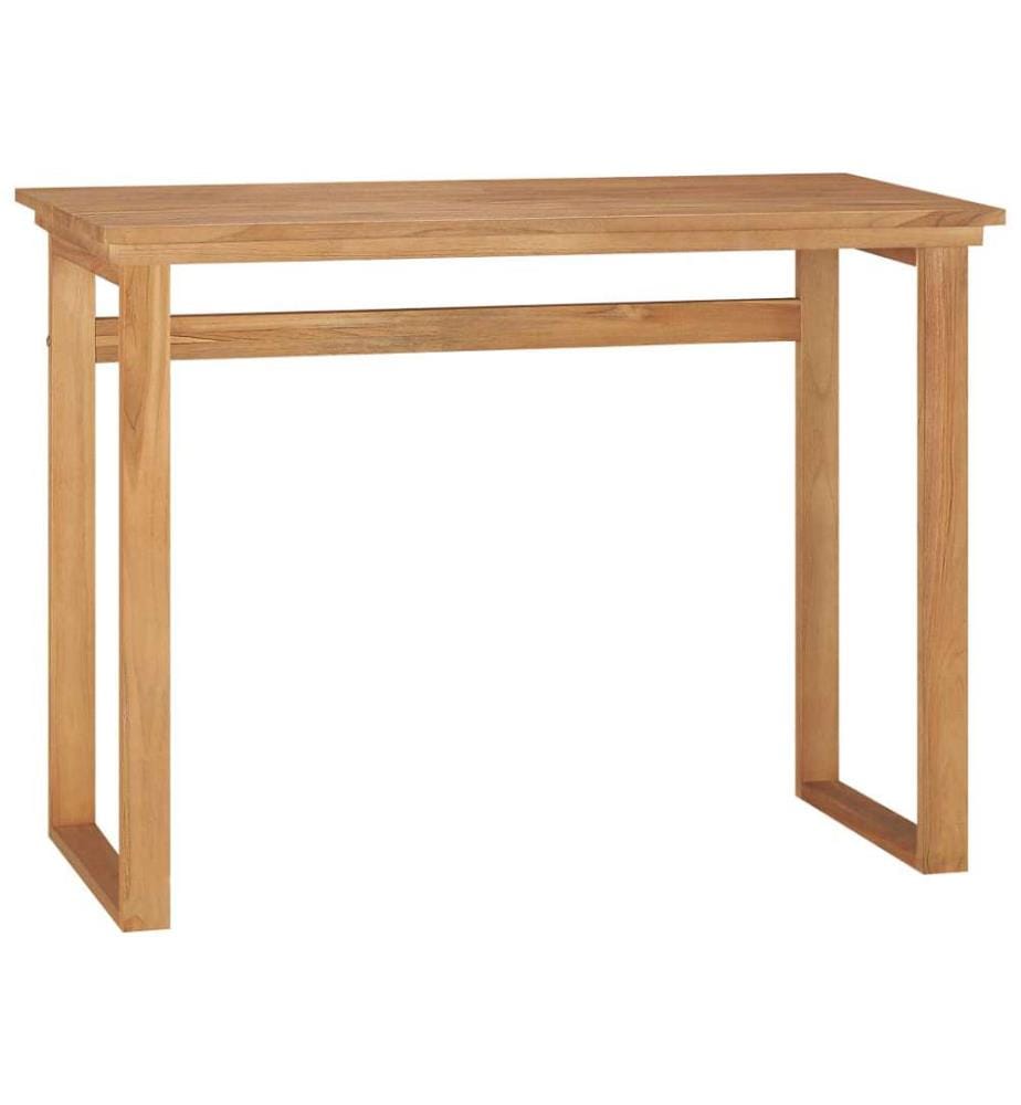 Bureau 100x45x75 cm Bois de teck massif