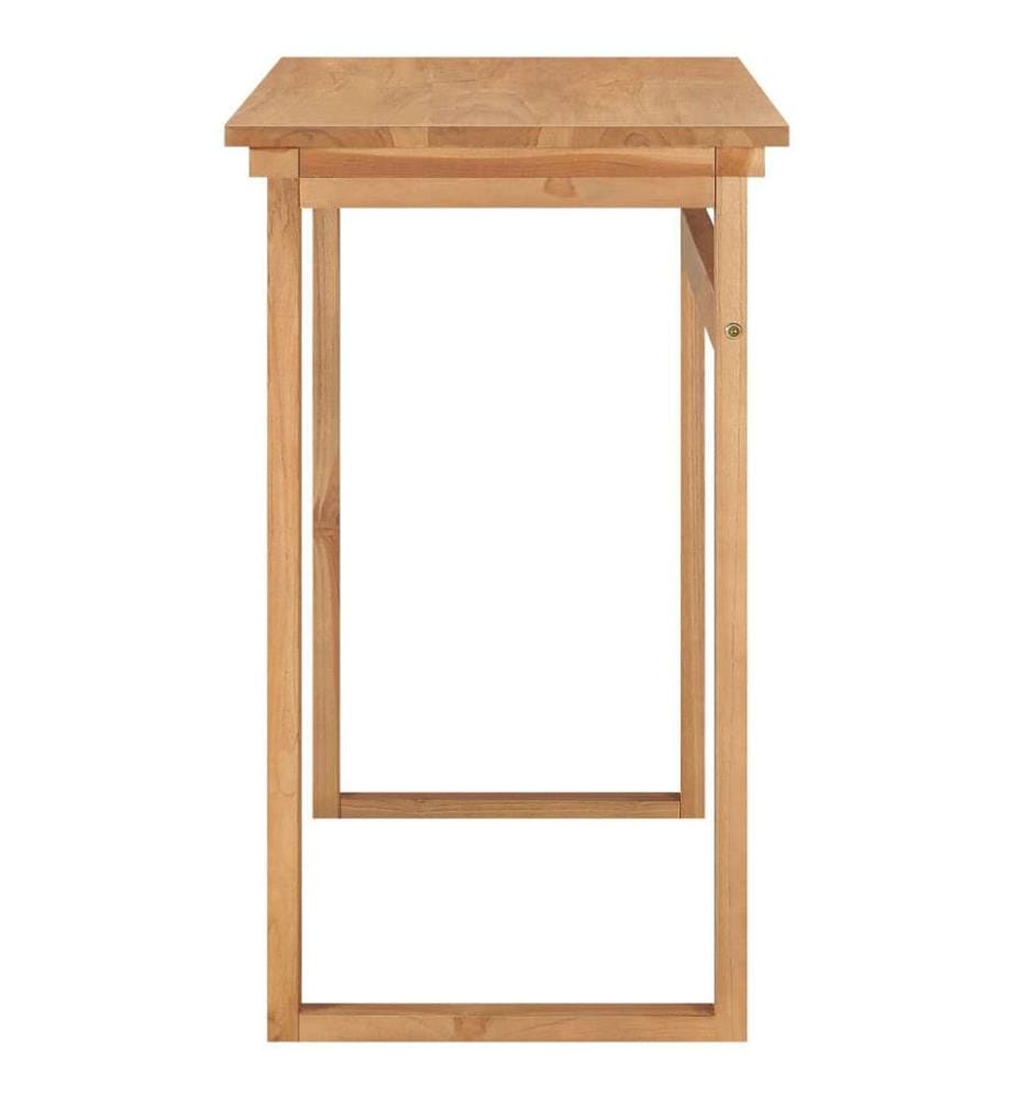 Bureau 100x45x75 cm Bois de teck massif
