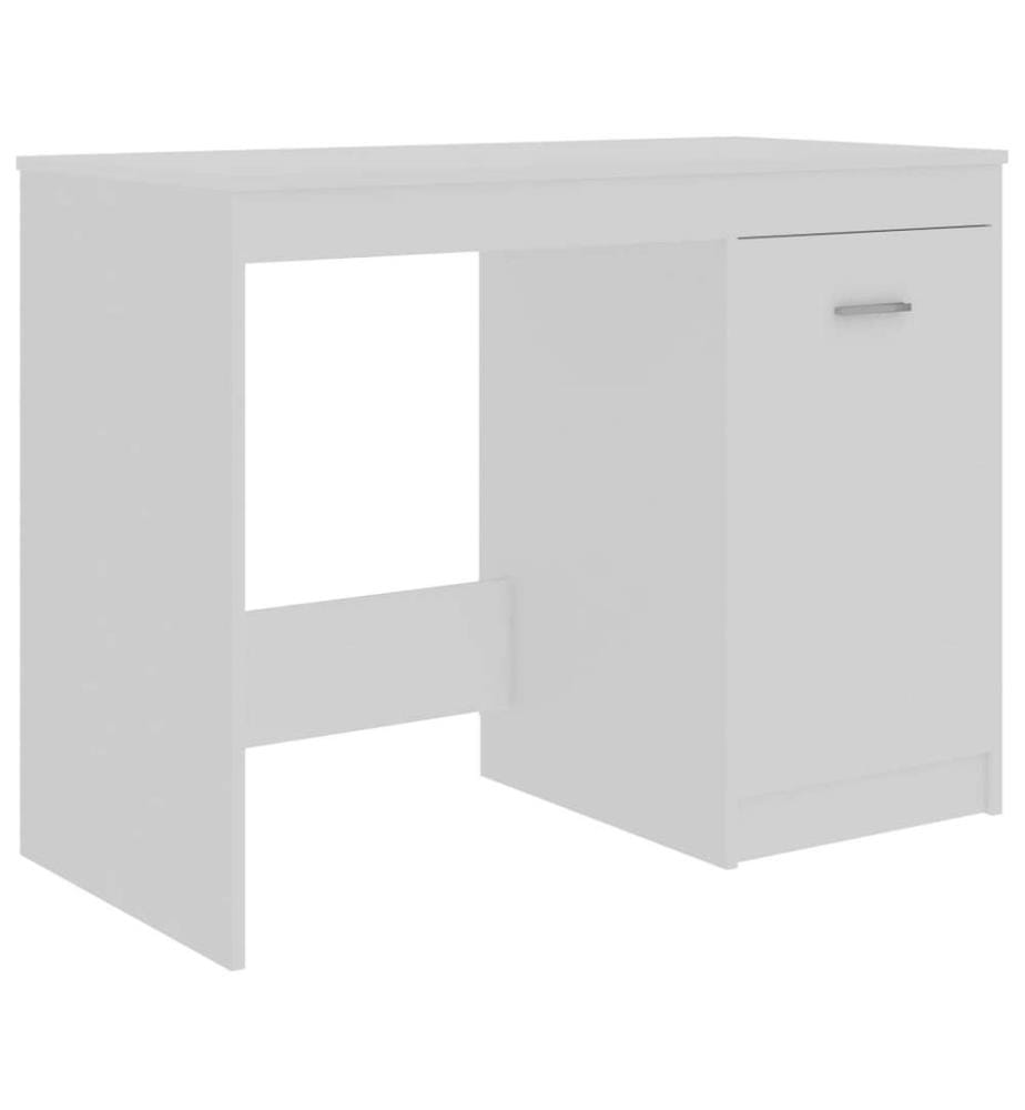 Bureau Blanc 140x50x76 cm Bois d'ingénierie