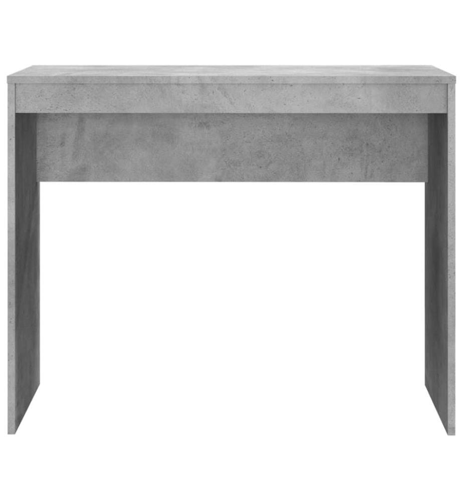 Bureau Gris béton 90x40x72 cm Bois d'ingénierie