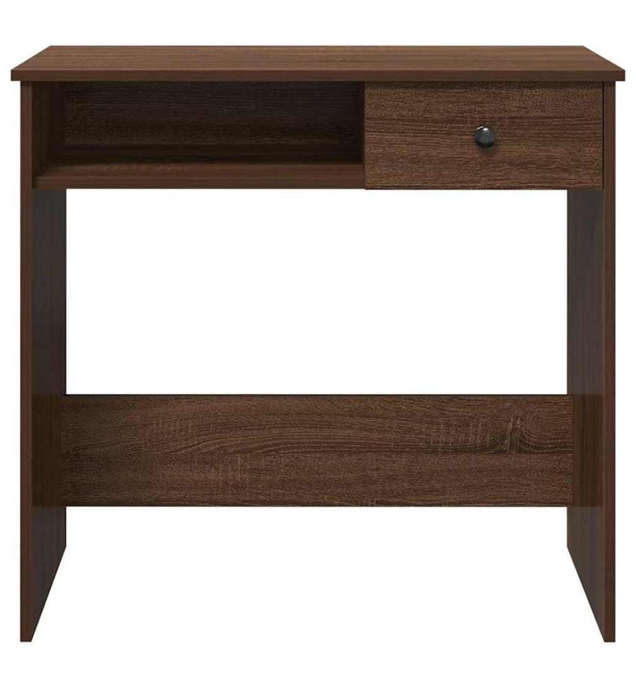Schreibtisch Braun Eichen-Optik 80x40x75 cm Holzwerkstoff