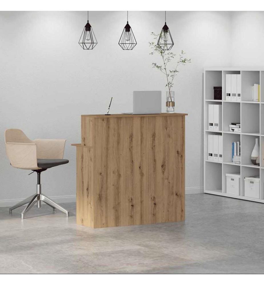 Empfangstheke Artisan-Eiche 100x50x103,5 cm Holzwerkstoff