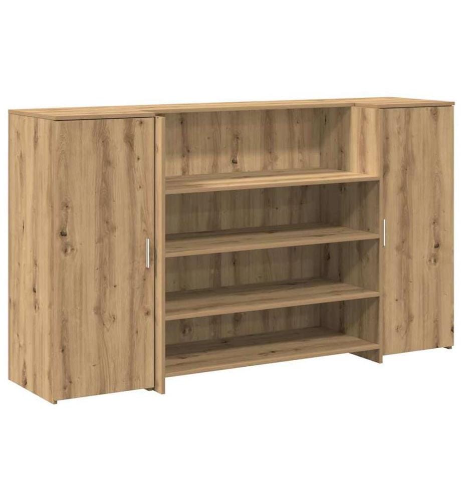 Empfangstheke Artisan-Eiche 180x50x103,5 cm Holzwerkstoff