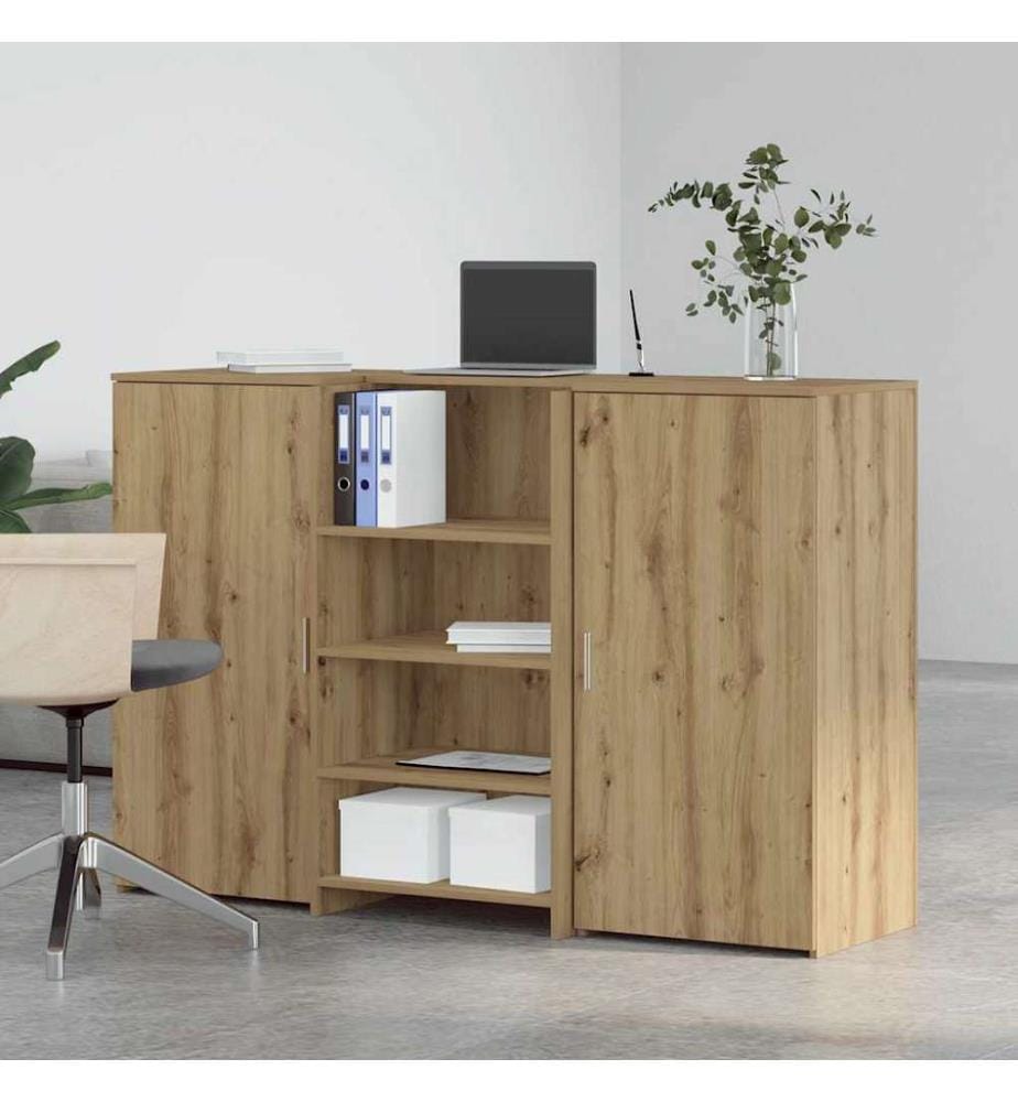 Empfangstheke Artisan-Eiche 155x50x103,5 cm Holzwerkstoff