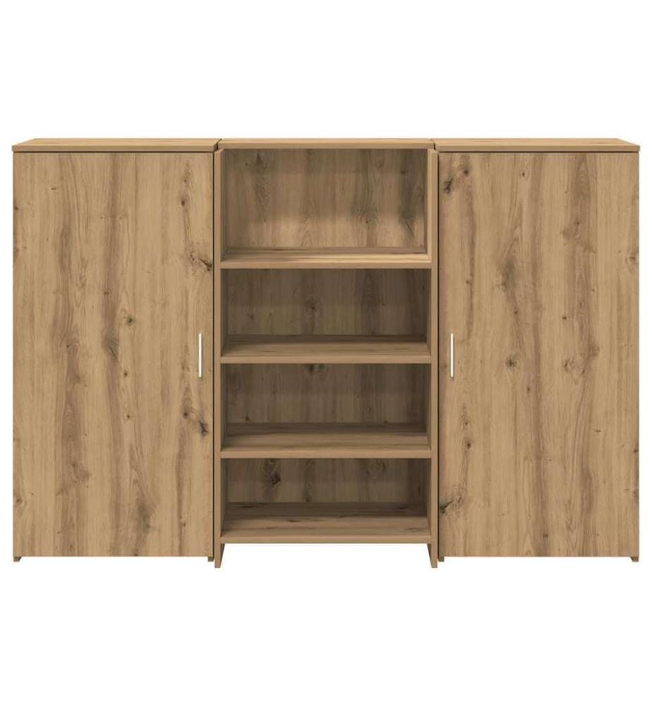 Empfangstheke Artisan-Eiche 155x50x103,5 cm Holzwerkstoff