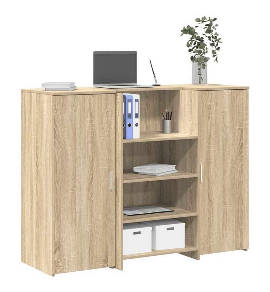 Empfangstheke Sonoma-Eiche 135x50x103,5 cm Holzwerkstoff