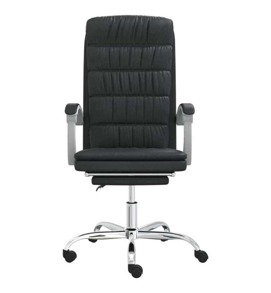 Fauteuil inclinable de bureau Noir Similicuir